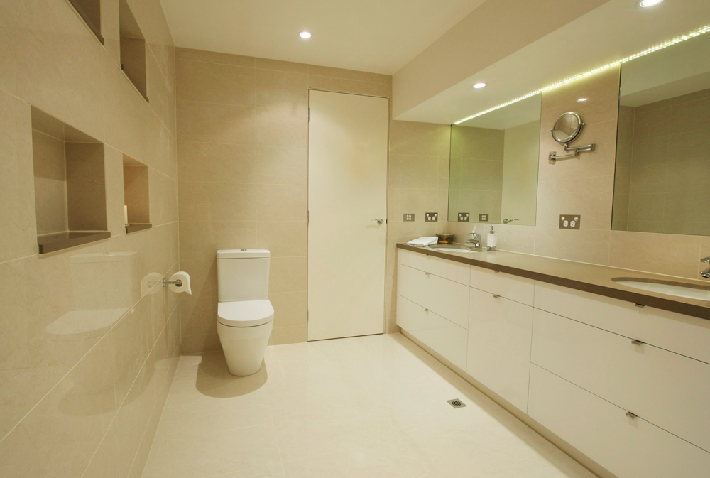 Bathroom renovationdark and dingy to light and bright